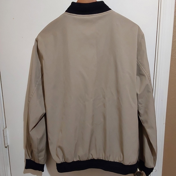 🌺 NEW Mens Urbanfind Tan/Black Lightweight Sportswear Jacket w/Tech Pocket - Picture 5 of 12
